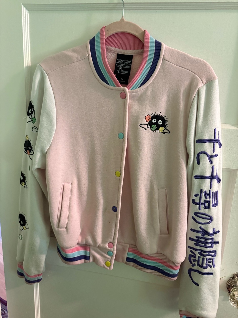 Sanrio Spirited Away Pink Soot Sprite Jacket